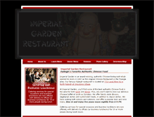 Tablet Screenshot of imperialgardenrestaurant.com